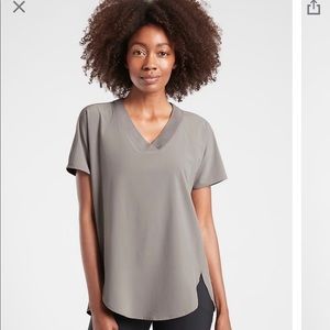Athleta V-Neck short sleeve shirt. Size small.  NWT
